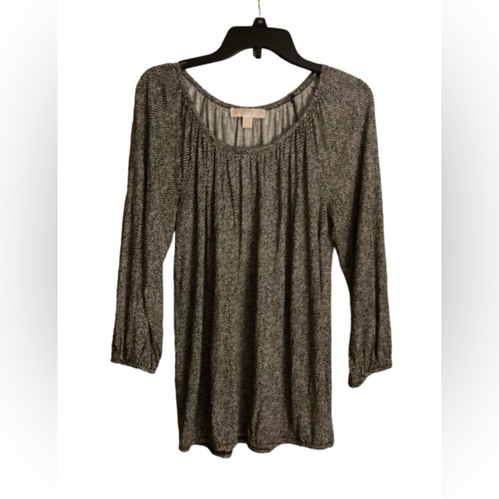 Michael Kors, M, black/white blouse.